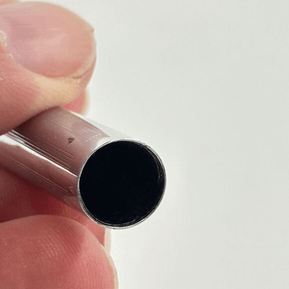 Vintage Sheaffer Targa Version 1 Chrome Fountain Pen Shows Wear on Body Rare - Picture 7 of 11